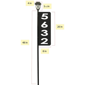 Lighthouse Reflective Address Sign