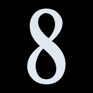 Deco Style Reflective Numbers For Boardwalk And Park Place Signs