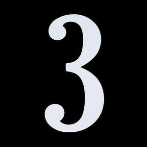 Deco Style Reflective Numbers For Boardwalk And Park Place Signs