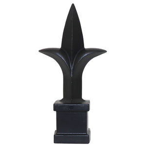 Trident Spear Polypropylene Premium Picket Fence Toppers Multi-Pack - Black