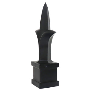 Trident Spear Polypropylene Premium Picket Fence Toppers Multi-Pack - Black