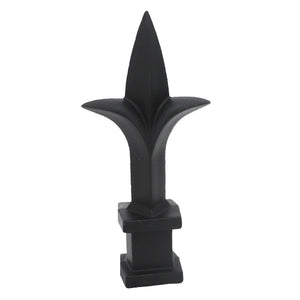 Trident Spear Polypropylene Premium Picket Fence Toppers Multi-Pack - Black