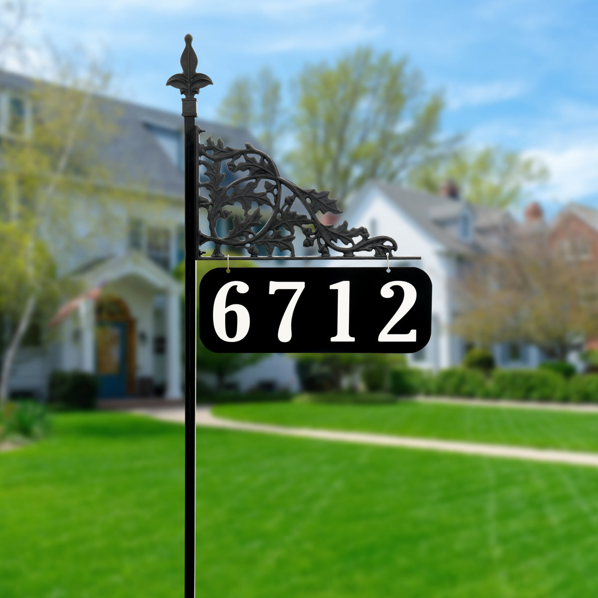 Wholesale Lot Of Oak 48" Reflective Address Signs Starter Kit - 18ct