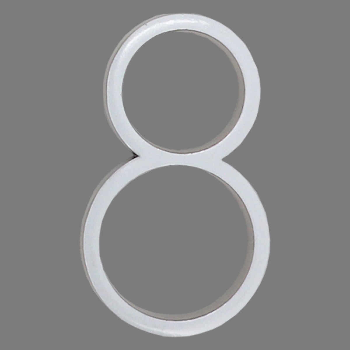 Reflective Modern Floating House Numbers