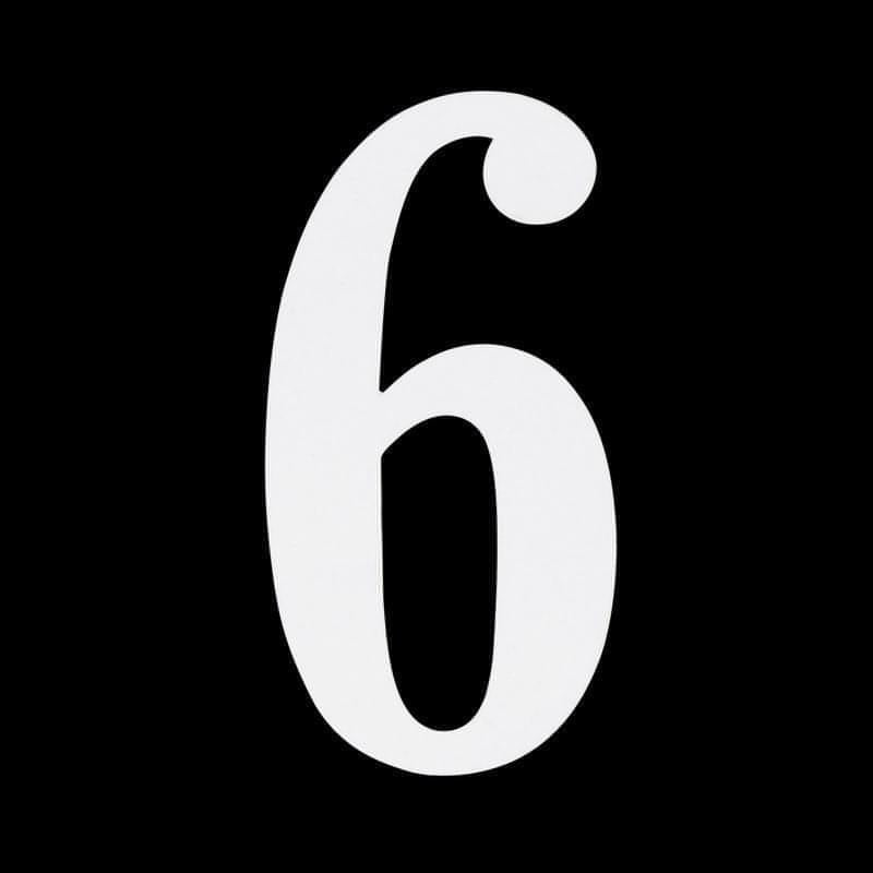 Deco Style Reflective Numbers For Boardwalk And Park Place Signs