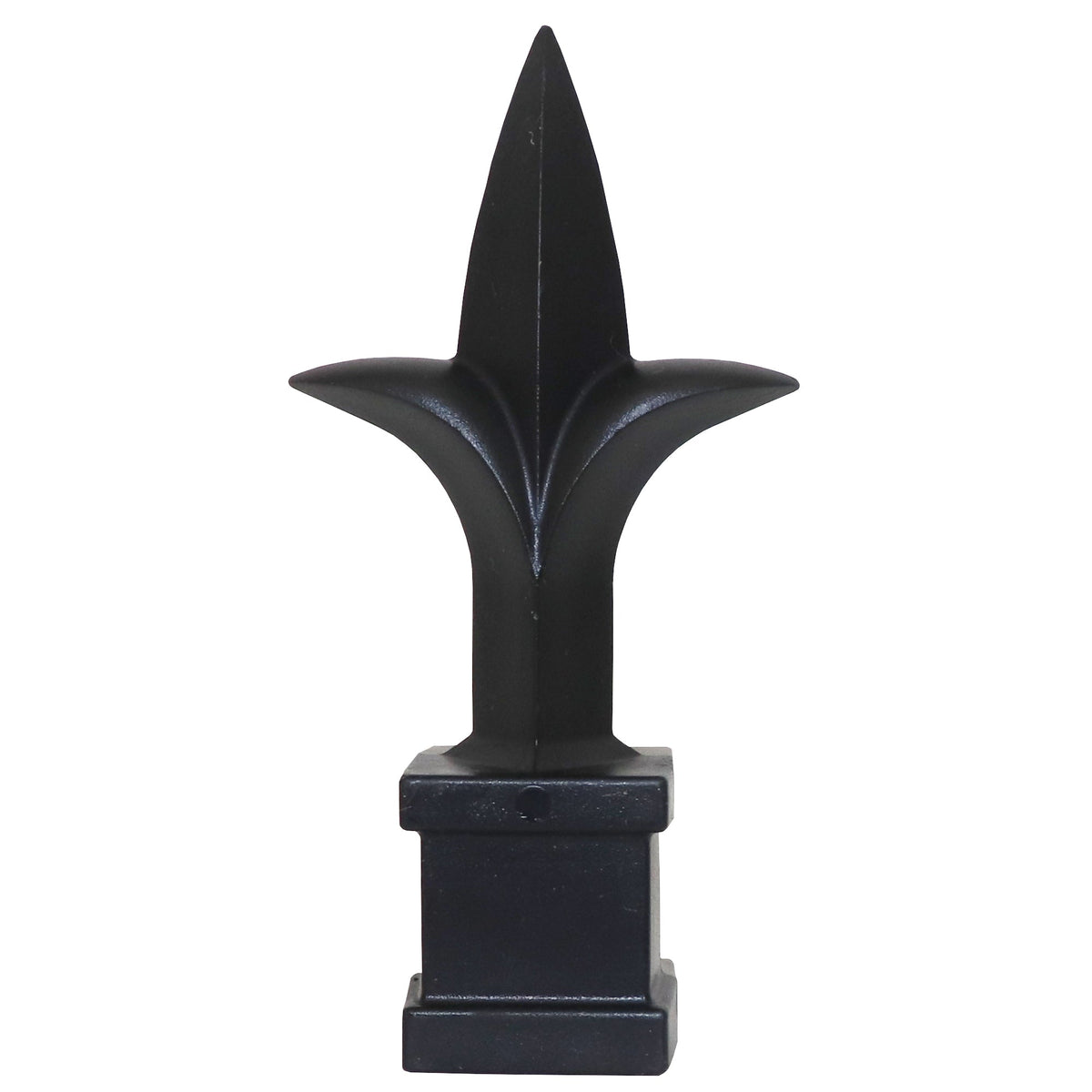 Trident Spear Polypropylene Premium Picket Fence Toppers Multi-Pack  - Black
