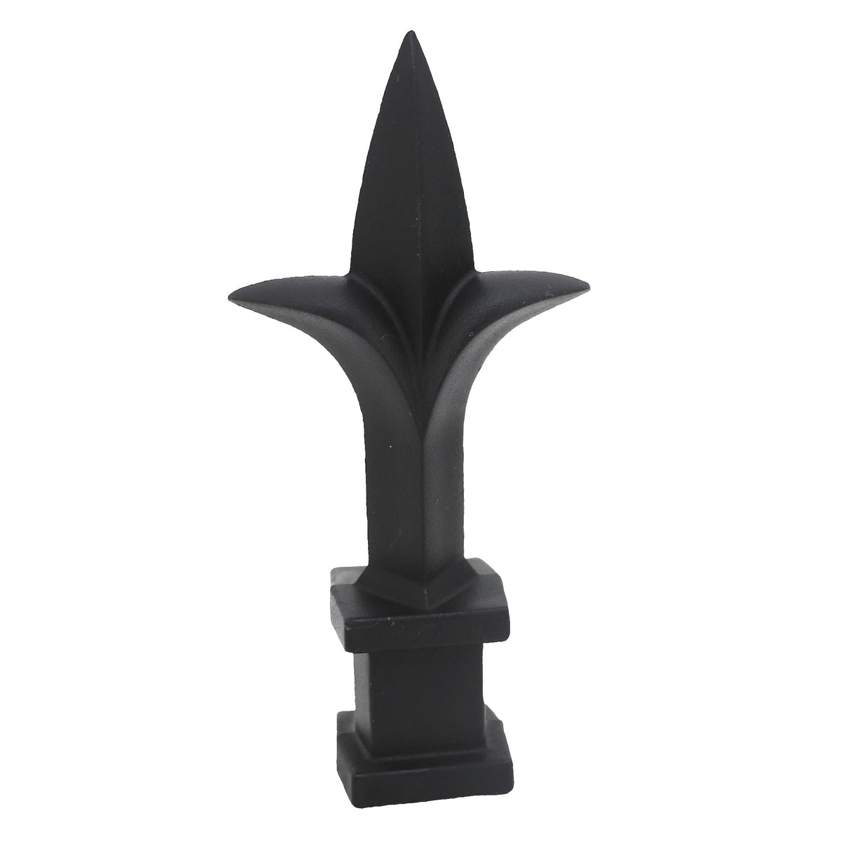 Trident Spear Polypropylene Premium Picket Fence Toppers Multi-Pack  - Black
